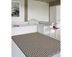 Dekoria Dywan Modern Geometric black/wool 67x130cm, 67 × 130 cm