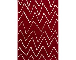 Dekoria Dywan Modern Geometric Red/cream 135x190cm, 135 × 190 cm