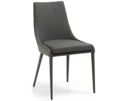 Krzesło Dant Chair ciemnoszare ekoskóra
