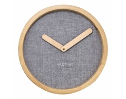 Zegar ścienny Calm Grey, 30 cm - NEXTIME - DECOSALON - Zakupy bez ryzyka