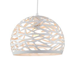 MCODO :: Ażurowa lampa wisząca CUTLIGHT 35cm w kolorze białym Nowość