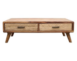 Stolik kawowy 118 x 70 Vintage (2 szuflady)