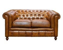 Sofa Leather 2 osobowa 158 x 81 x 76