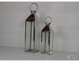 KOMPLET LATARNI METALOWYCH LAMPA SHABBY 2SZT