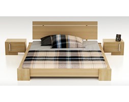 Uganda niskie łóżko z drewna bukowego, rozmiar 120x200