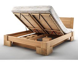 Vanes łóżko z pojemnikiem Mbox MINI, z drewna bukowego, rozmiar 180x200