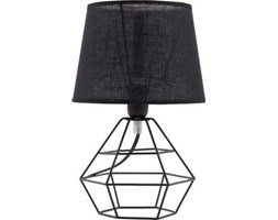 Lampa lampka stołowa druciana oprawa biurkowa diament TK Lighting Diamond 1x60W E27 czarna 843