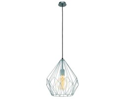 Lampa wisząca Eglo Carlton 49259 oprawa druciana zwis żyrandol 1x60W E27 miętowa - wysyłka w 24h