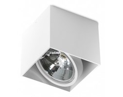 Plafon lampa sufitowa Azzardo Alex 1x50W G5.3 biały GM4112 + żarówka LED za 1 zł GRATIS! - wysyłka w 24h