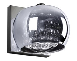 Kinkiet lampa kryształowa ścienna design Zuma Line Crystal 1x42W G9 chrom W0076-01A-B5FZ