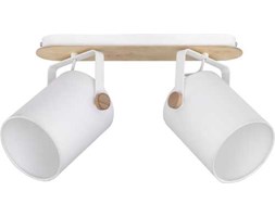 Plafon oprawa lampa sufitowa z abażurem TK Lighting Relax White 2x60W E27 biały 1612