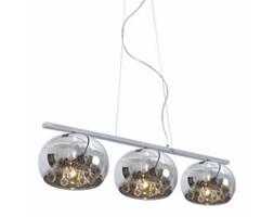 Lampa wisząca Zuma Line Crystal P0076-03S kryształowa 3x42W G9 chrom + żarówka LED za 1 zł GRATIS! - wysyłka w 24h