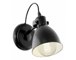 Kinkiet Eglo Priddy 49468 metalowy lampa ścienna 1x60W czarny loft >>> RABATUJEMY do 20% KAŻDE zamówienie !!! - wysyłka w 24h