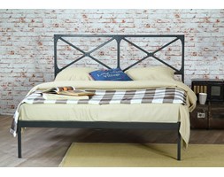 Łóżko industrialne "Loft" z jednym szczytem