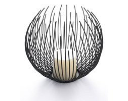 Dekoria Świecznik Kaliksta metal 22cm, 22x22x22cm