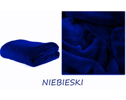 Niebieski koc z mikrofibry 200x220 cm