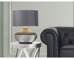 Nowoczesna lampka nocna - lampa stojąca - szara - LIMA