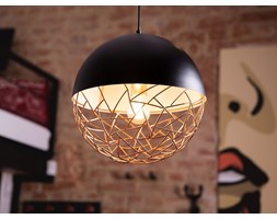 Lampa czarna - sufitowa - żyrandol - lampa wisząca - PADMA