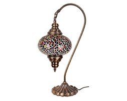 Szklana lampa Homemania Oriental, ⌀ 17 cm