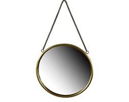 Lustro na łańcuszku Circle Gold