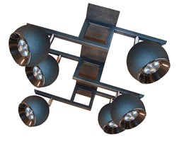 Lampa sufitowa AV-LIGHTING KULA P6 GRA/CH
