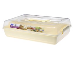 Pojemnik na ciasto BISCOTTI, kremowy