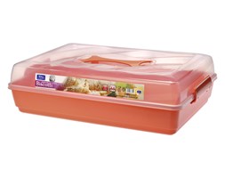 Pojemnik na ciasto BISCOTTI, pomarańczowy