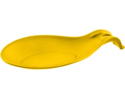 Silikonowa podstawka na łyżki, żółta