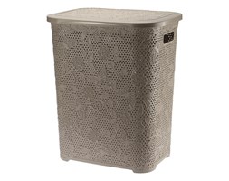 Kosz na bieliznę 55l FANCY, beż