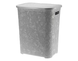Kosz na bieliznę 55l FANCY, szary