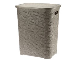Kosz na bieliznę 55l FANCY, taupe