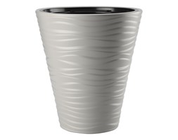 Doniczka Sahara 30cm, szary jasny