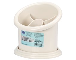 Ociekacz na sztućce MOLLY, kremowy