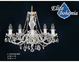 Żyrandol kryształowy 5-ramienny - Elite Bohemia
