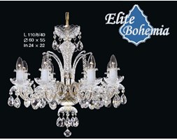 Żyrandol kryształowy 8-ramienny - Elite Bohemia