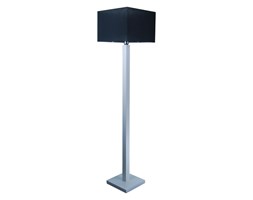 Lampa podłogowa, stojąca LP4SCD biała - abażur CZARNY