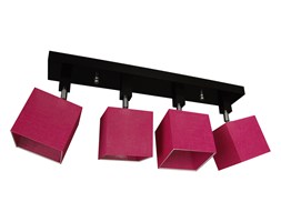 Lampa sufitowa - LALS45FUDPR - abażur FUKSJA - ruchome przeguby