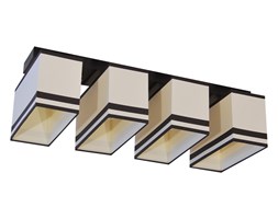 Lampa sufitowa - JULS42AD - abażur ECRU PCV