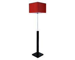 Lampa podłogowa, stojąca LP38D wenge - abażur BORDOWY