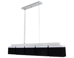 Lampa wisząca - JULS52SCDKB 130 cm - abażur CZARNY