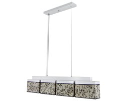 Lampa wisząca - JULS424DKB 105 cm - abażur LOMBARDIA