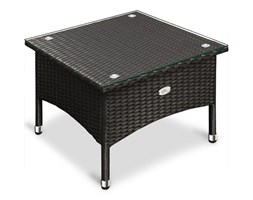 STÓŁ STOLIK Z POLIRATTAN OGRODOWY KAWOWY 50x50 cm