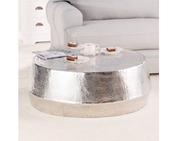 Dekoria Stolik kawowy Imbra Silver śr. 100cm, 100 × 100 × 38 cm