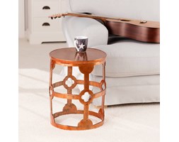 Dekoria Stolik pomocniczy Brass Copper wys. 51cm, 41 × 41 × 51 cm