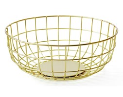 Misa na owoce Menu Wire Bowl Brass