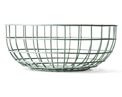 Misa na owoce Menu Wire Bowl Moss Green