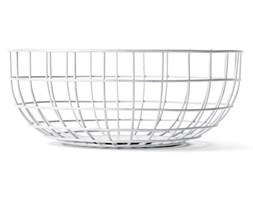 Misa na owoce Menu Wire Bowl White