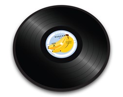 Podkładka/ deska okrągła Joseph Joseph Banana Vinyl