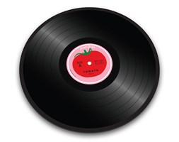 Podkładka/ deska okrągła Joseph Joseph Tomato Vinyl