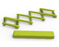 Podstawka pod naczynia Joseph Joseph Stretch Green